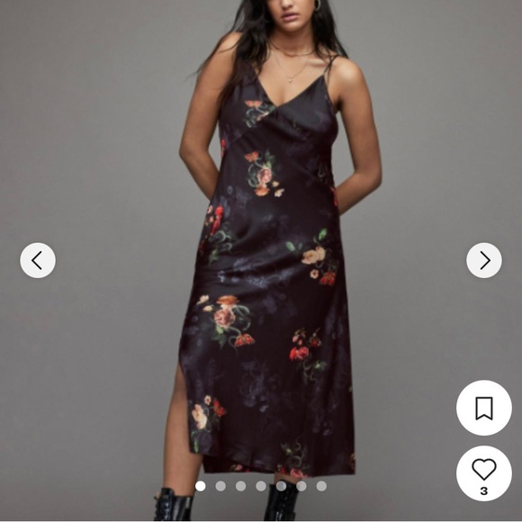 All Saints Melody Nancy Dress - Picture 2 of 7